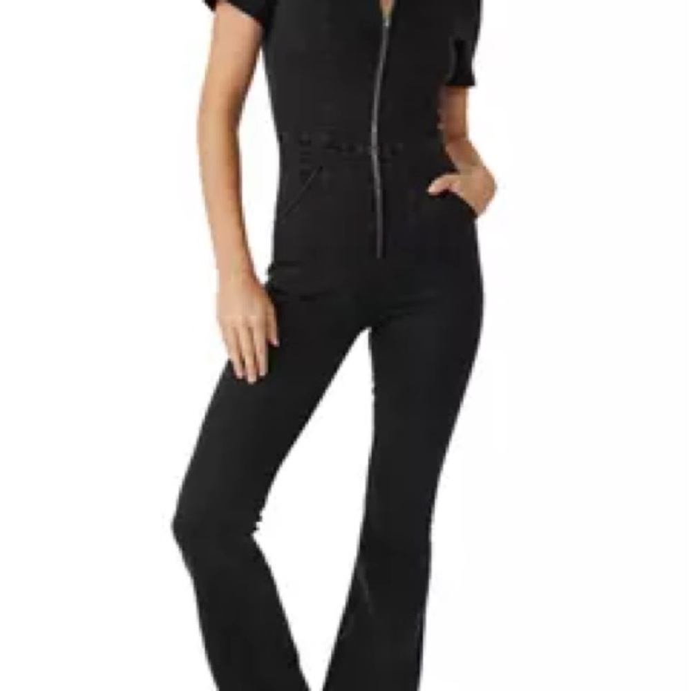 Free People Jayde Flare Women's Jumpsuit, dark blue